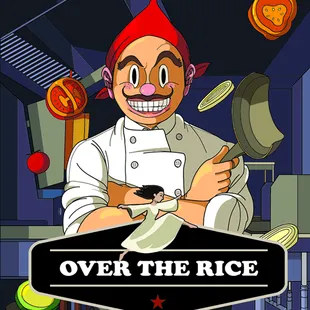 a chef holding a frying pan