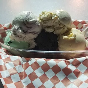 5-scoop sampler