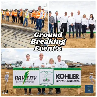 Bay City Electric Works Groundbreaking Ceremony, Lodi, Ca. 
Services: Event Planning, Event Design, Rentals.