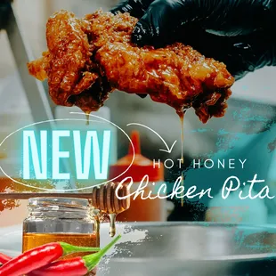 Hot Honey Chicken Pita