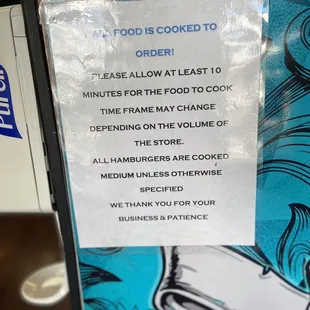 Prepared fresh just for you, don&apos;t complain