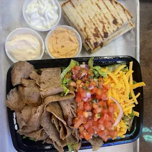 Pita Bowl with Gyro