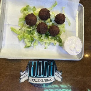 Falafel appetizer