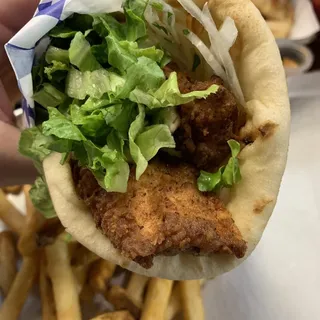 Fried Chicken Pita