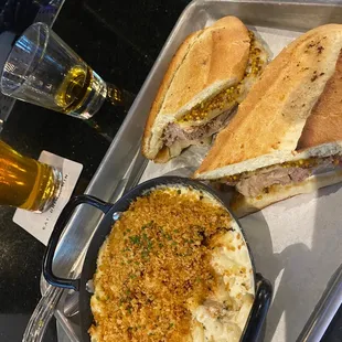 Cuban sandwich &amp; Mac n cheese