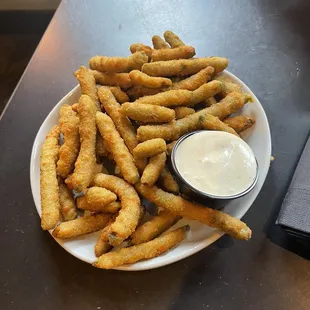 Fried green beans