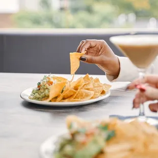 Guacamole and Espresso Martini.
