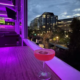 Cocktail conversations after watching the sunset!