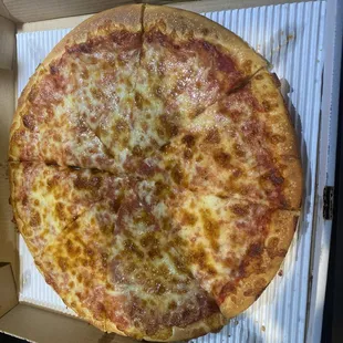 Large cheese pizza