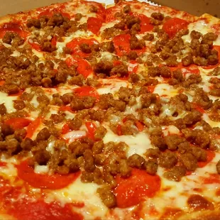 pizza, food