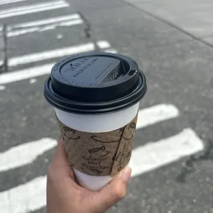 Caramel latte to go with