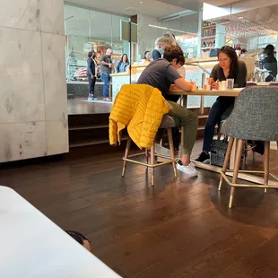 Front lobby to dinning area no ramp just stairs