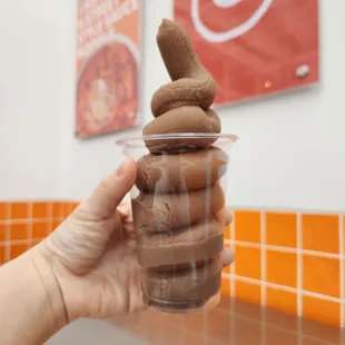 Chocolate soft serve