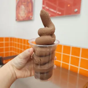 Chocolate soft serve