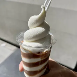 Earl Grey soft serve  so good and not too sweet