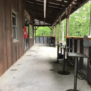 Outside eating space