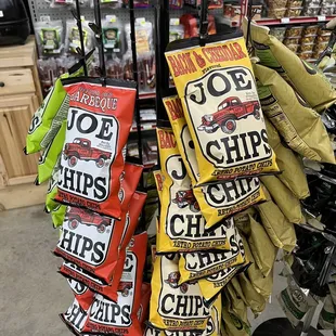 a variety of chips