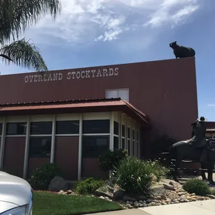 the front of the restaurant