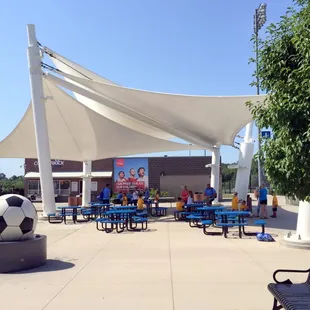 Shaded Gathering Area