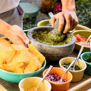 Tableside Guacamole made-to-order &amp; served with corn tortilla chips