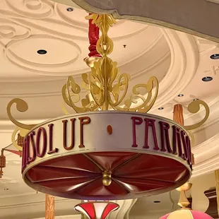 Signage for parasol up