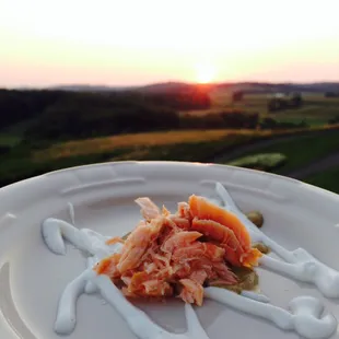 Food from heaven, smoke salmon, smoked with apple wood and star anise.