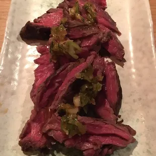 Koji Marinated Hanger Steak