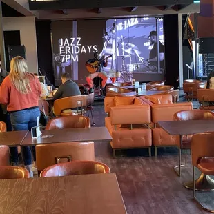 View of the live music