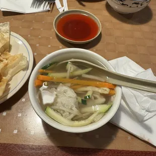 Amazing wonton soup