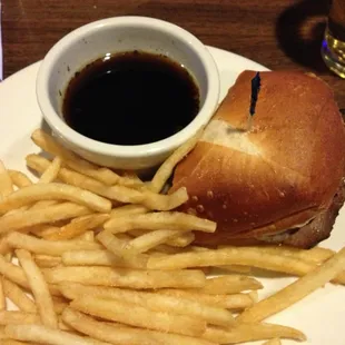 French dip sandwich w fries