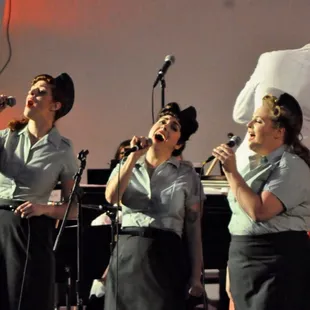 'The Memphis Dawls' perform at the Levitt Shell - a Tribute to our Military with the Second Presbyterian Church Orchestra.