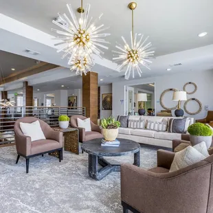Clubhouse lounge.