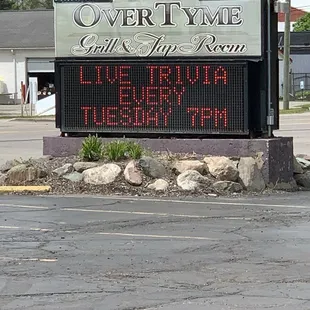 OverTyme Grill &amp; Tap Room - Live Trivia Every Tuesday at 7pm