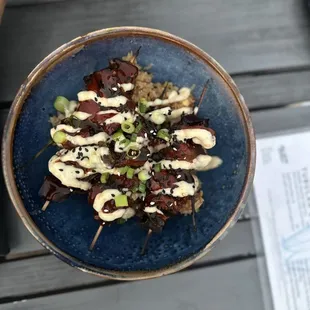 Beef Skewers! My kids loved it.