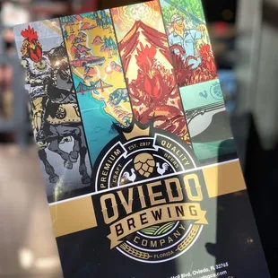 Artsy non paper menu