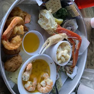 Captain's platter with a little bit of everything!