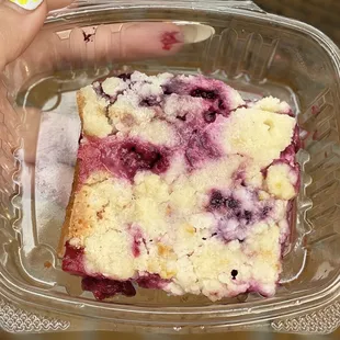 Blackberry Pie Bar from Sweet Nina's at the Orangevale Farmer's Market Thursdays 3-8pm!