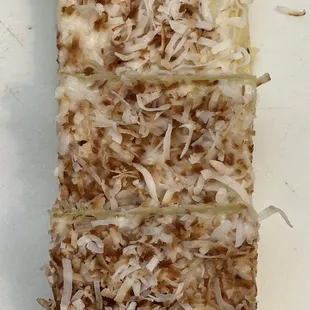 Coconut Lime Bars from Sweet Nina's at the Orangevale Farmer's Market Thursdays 3-8pm!
