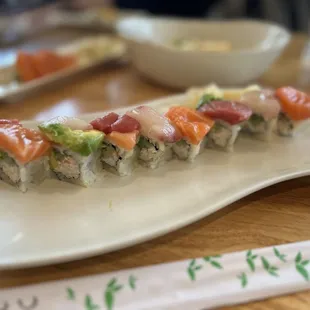 sushi, sushi and sashimi, food, sashimi
