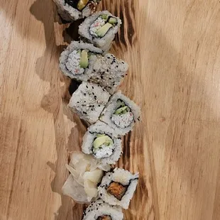 Rock n Roll, California Roll and Spicy Tuna Roll - fresh, tasty and delicious with perfectly cooked rice.