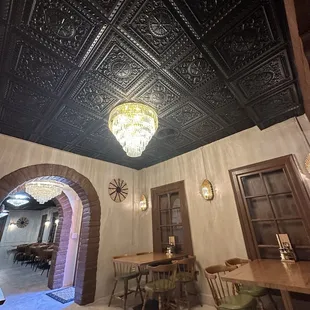 One of the seating areas