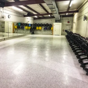 Indoor cycle and multiple mind and body classes for adults and kids!