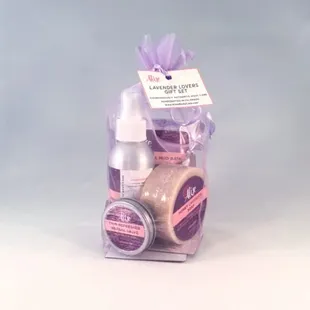 Lavender gift basket