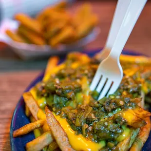 Green Chile Cheese Fries ($5.25)