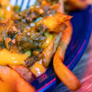Green Chile Cheese Fries ($5.25)