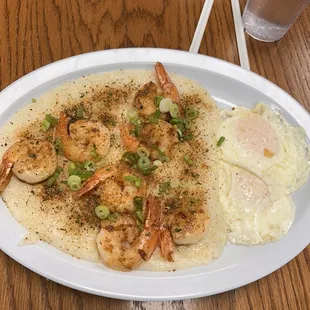 Cajun shrimp and grits