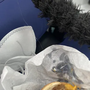 Food in burger