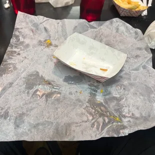 I&apos;m this photo my food was finished in 3 minutes