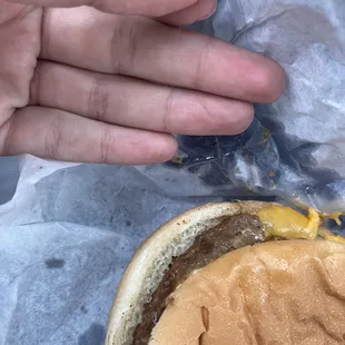 Hair in food