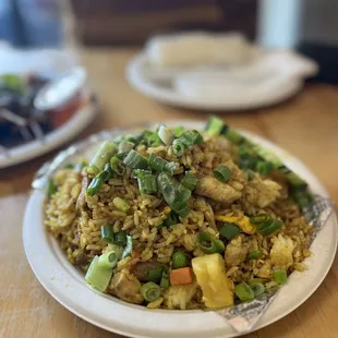 Fried rice combination, if you like curry with twist this is it :)